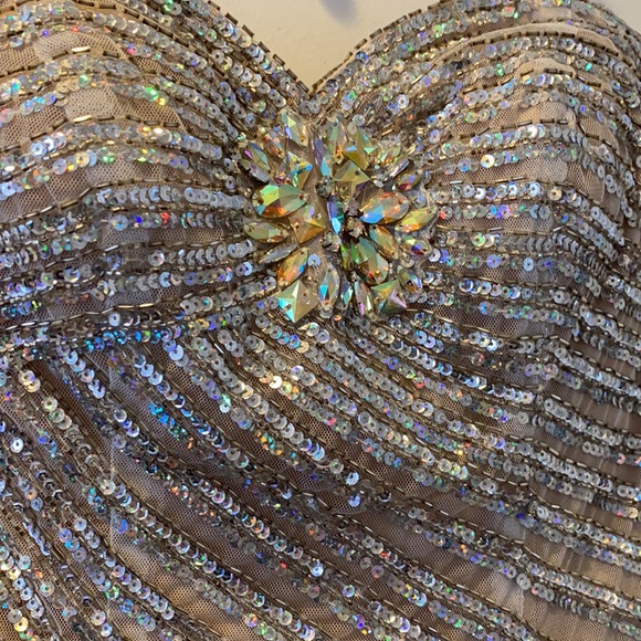 Jovani Sequin Evening Gown Dress - Picture 4 of 8